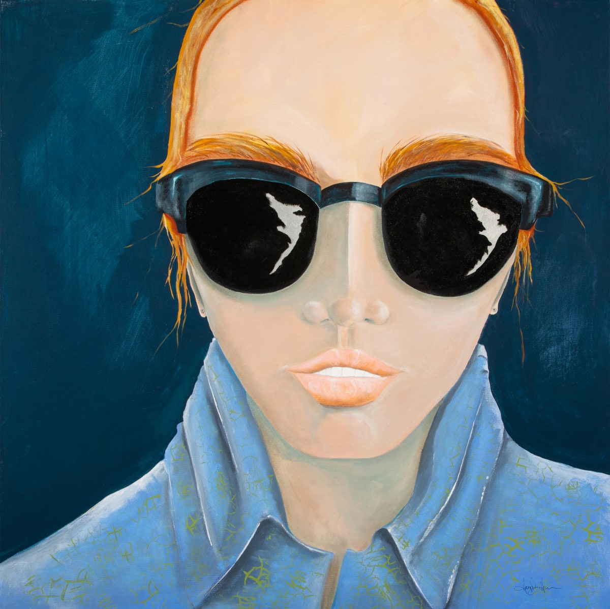 "Cool Cailee" by Holly Diann Harris  Image: The original is currently available.  Fine art prints are also available. Contact the artist.