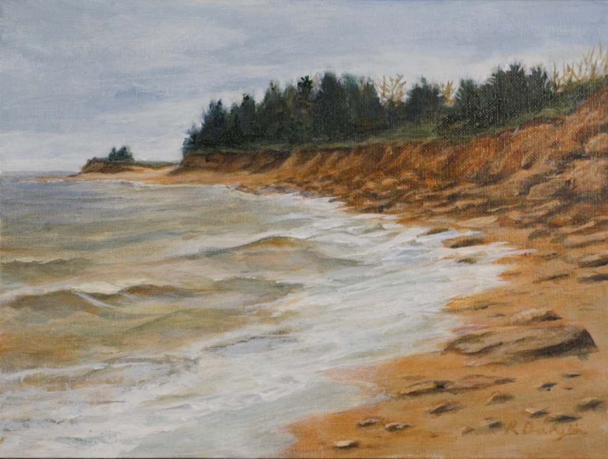 Silver Lining by Rebeka Darylin  Image: Finished, unframed