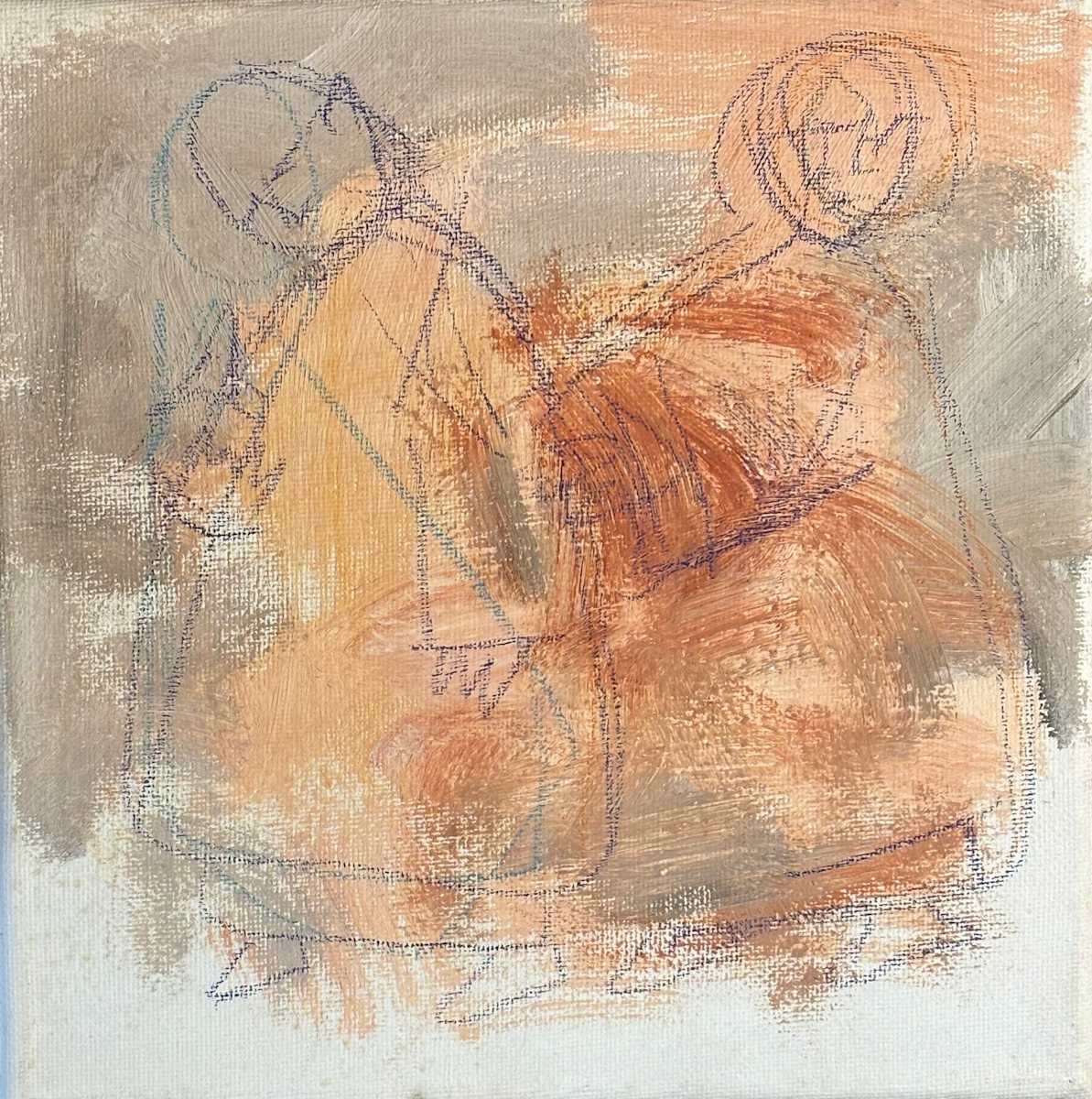 Two Monks by Vera Gutkina 