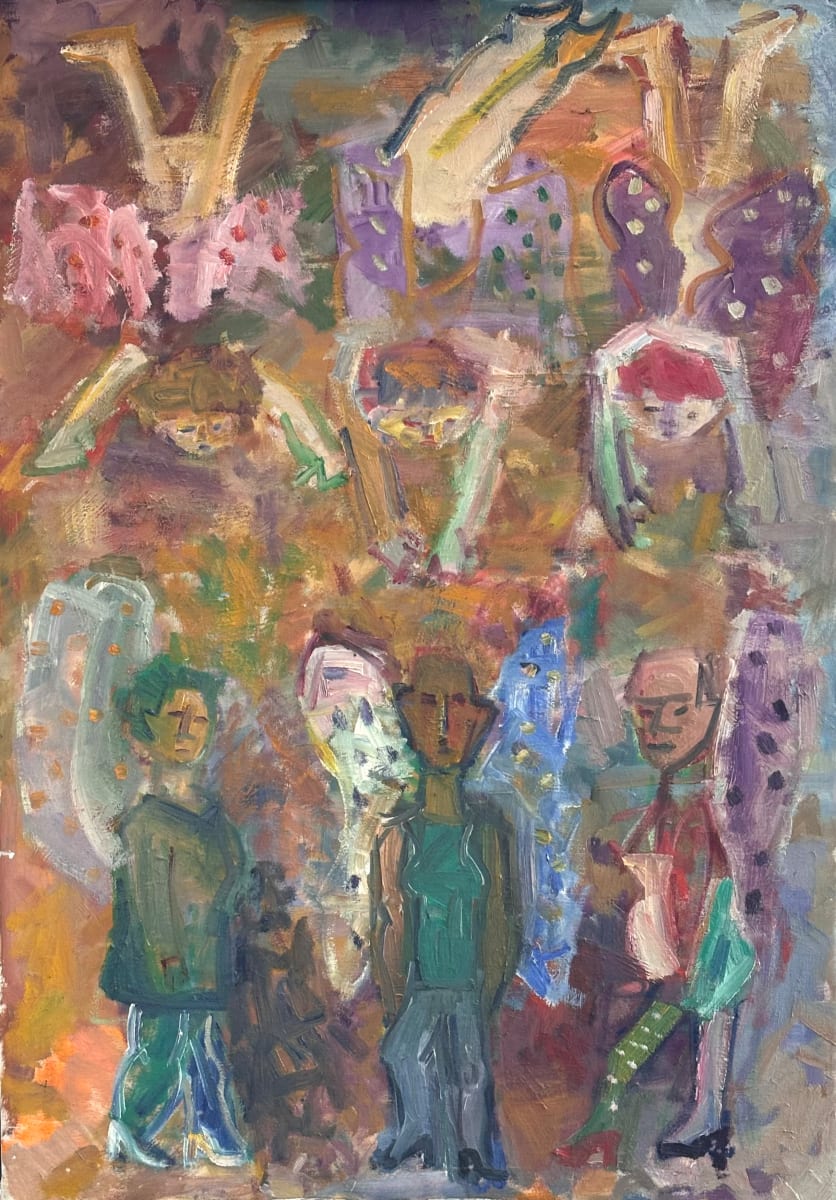 Woman with keys by Vera Gutkina 