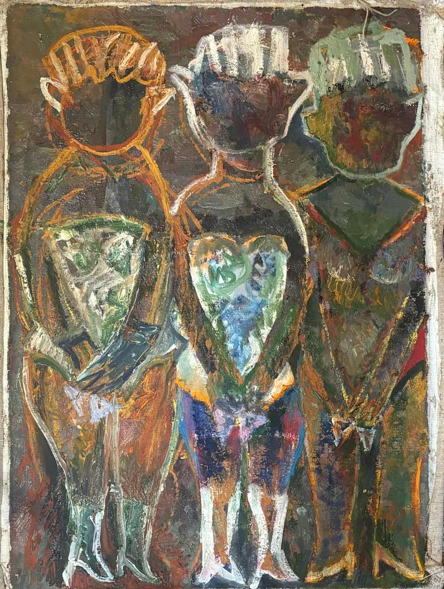 Woman with keys by Vera Gutkina 