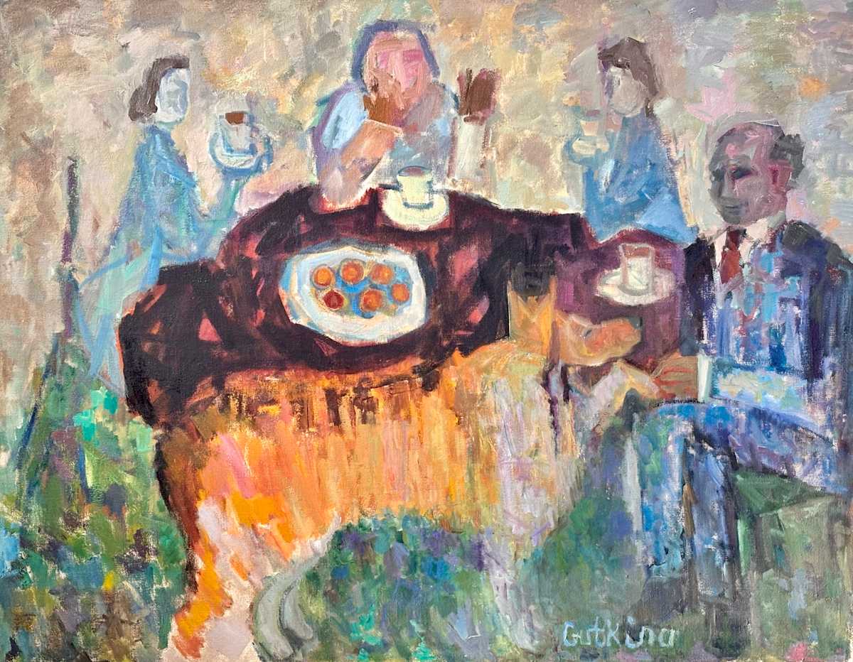 Dinner with Gorbachev by Vera Gutkina 