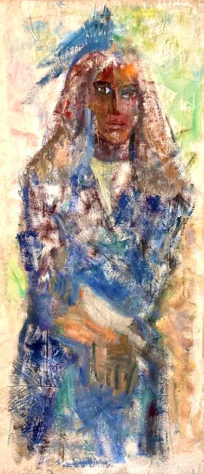 Blue Bird and White Bird by Vera Gutkina 