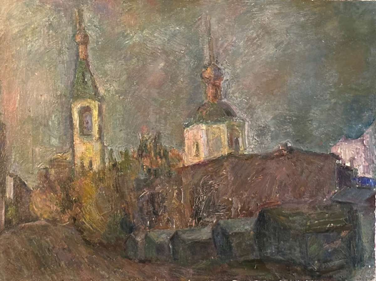 Obydenskiy Pereulok, Moscow by Vera Gutkina 