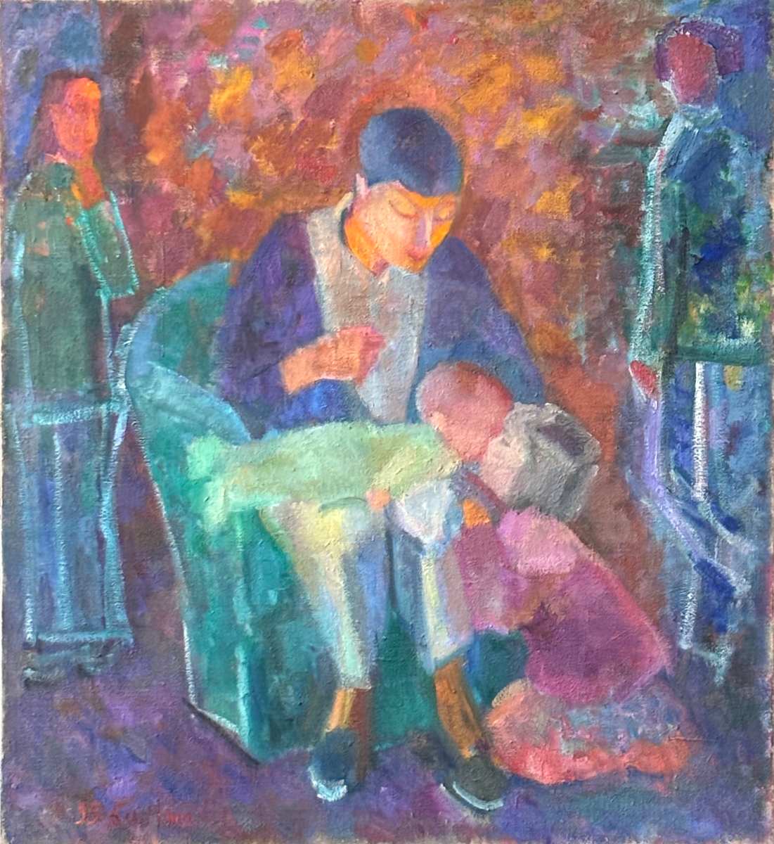 Miriam and the girls by Vera Gutkina 