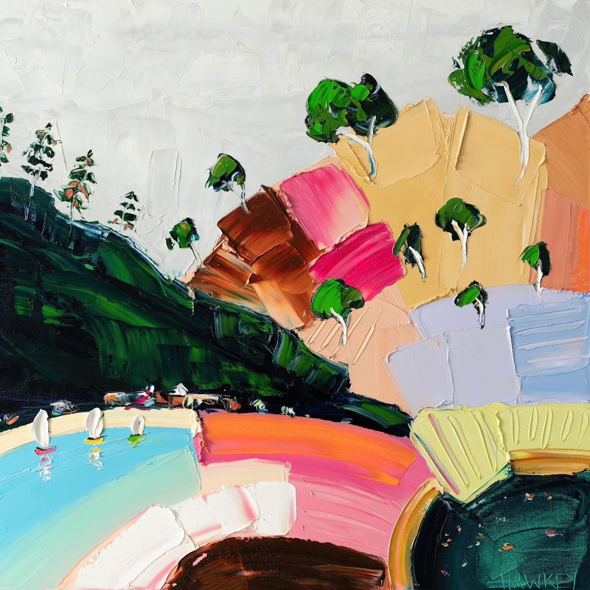By The Bay by angela Hawkey 