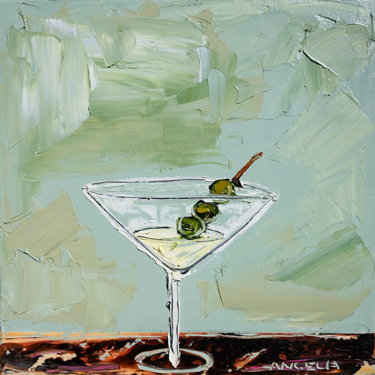 Date With A Martini by angela Hawkey  Image: Original