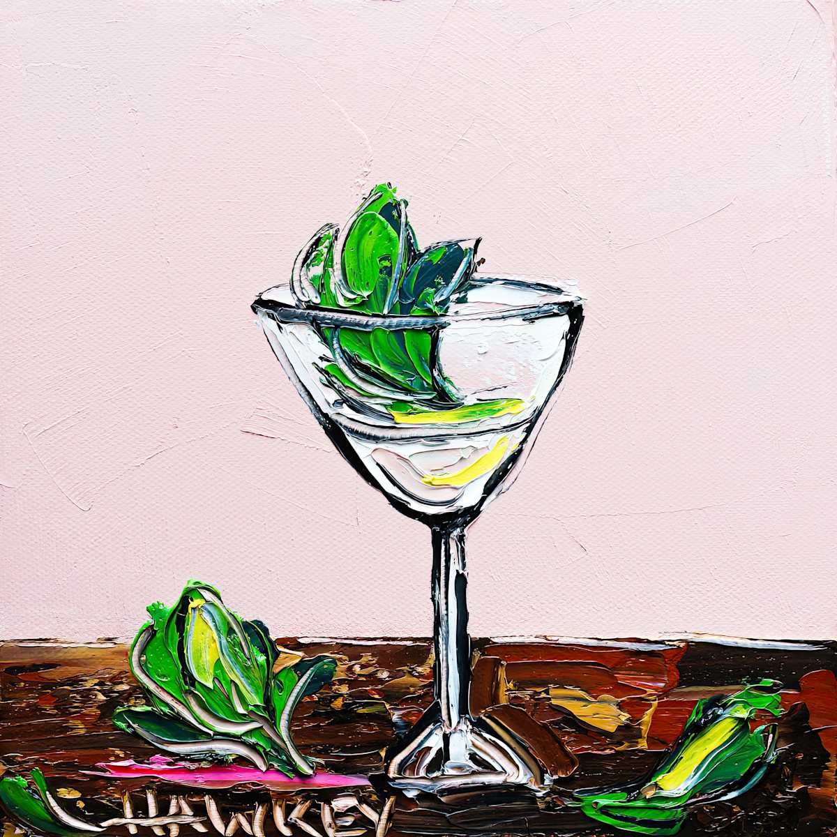 Gin And Mint 2 by angela Hawkey 