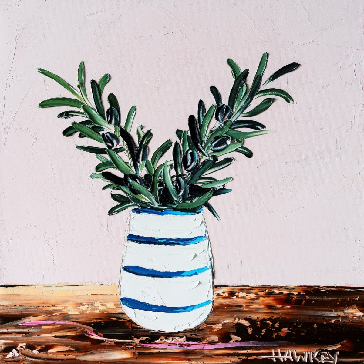 Olive Branches 17 by angela Hawkey 