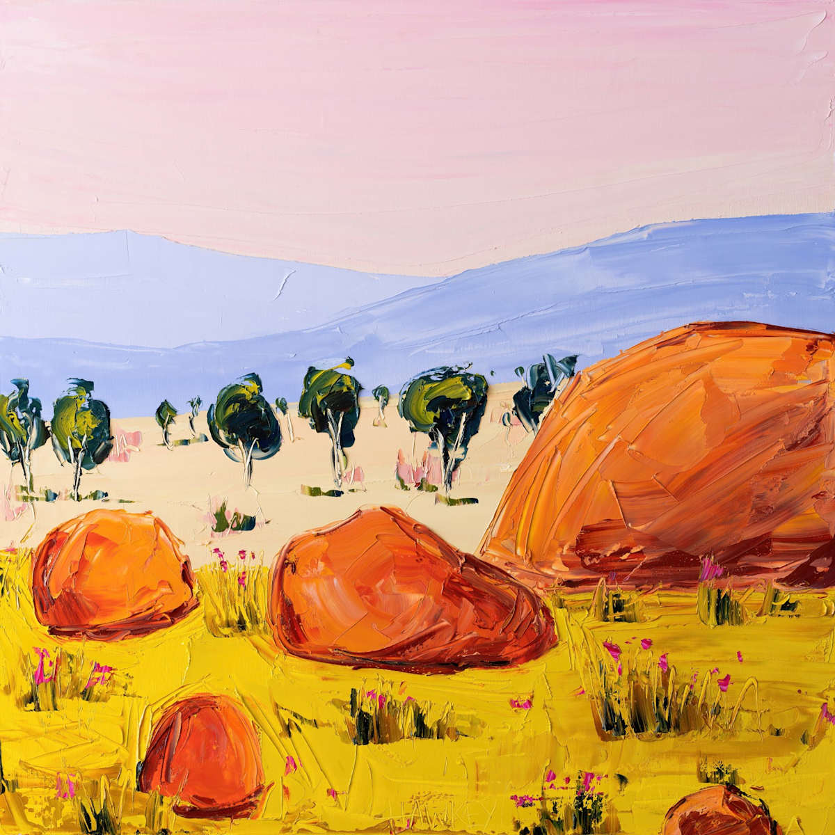 Outback Marbles by angela Hawkey 