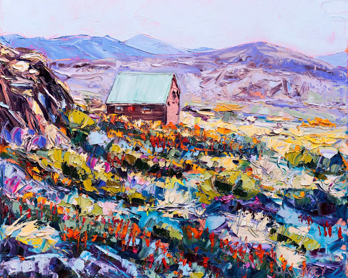 Tasmanian Hut by angela Hawkey 