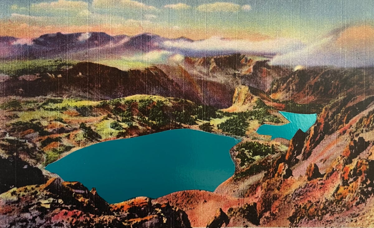 Twin Lakes Foiled by Mary Jo Karimnia, Image 1.