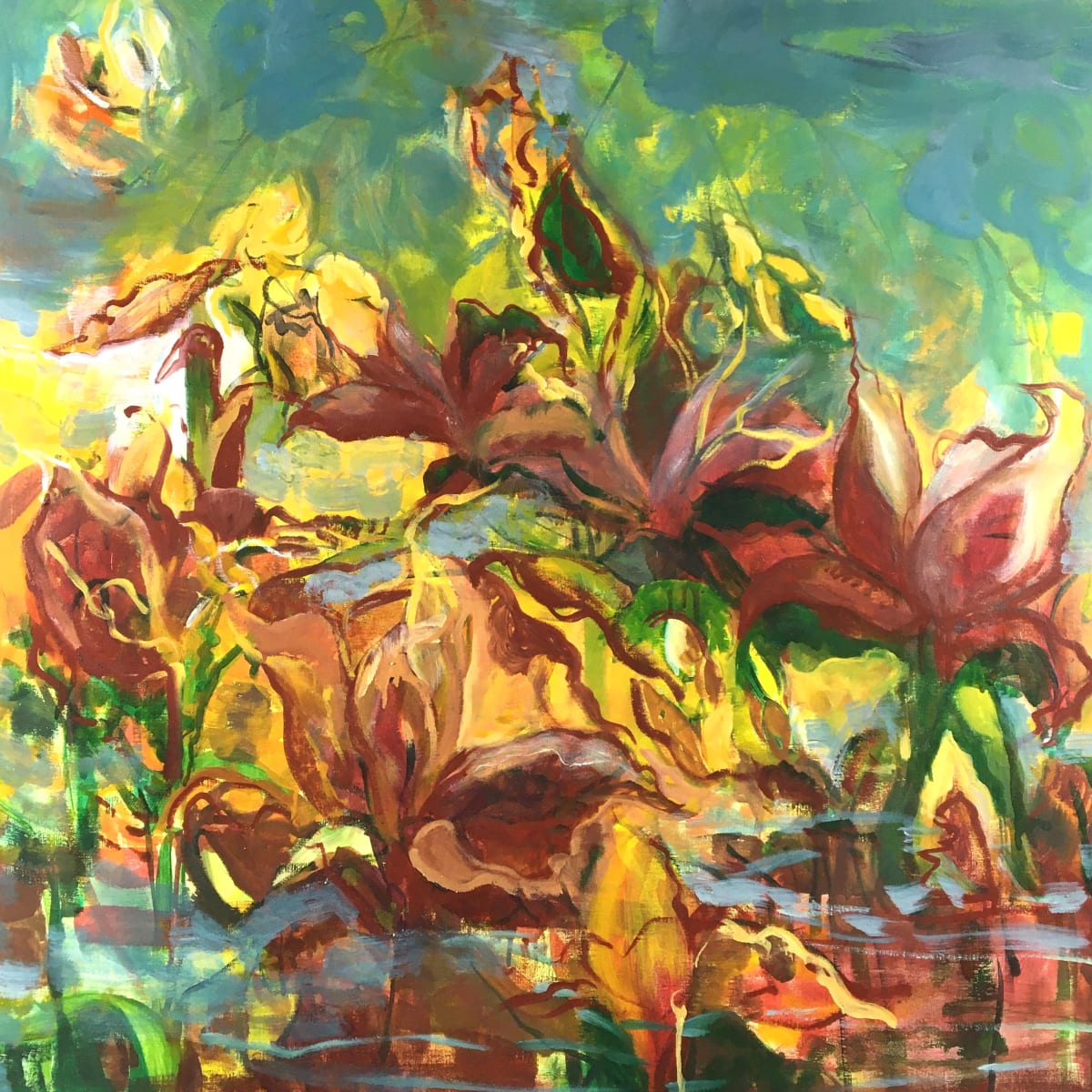 Fall: Season of Preparation by Gay P Cox  Image: Exclusive at Red Raven Art Company, Lancaster PA. https://redravenartcompany.com/artist/gay-cox/