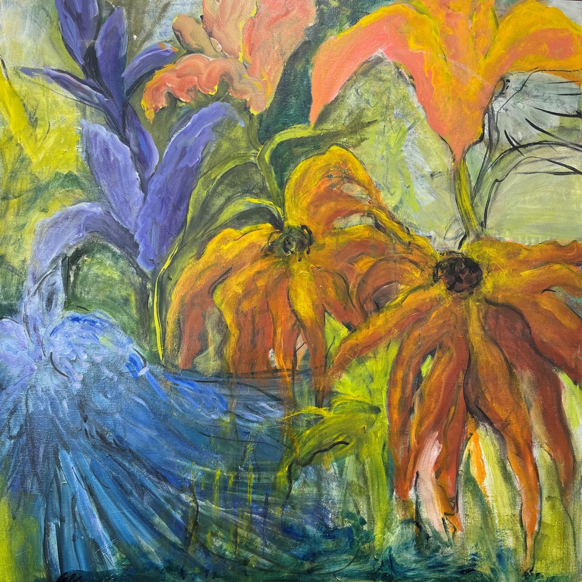 Spring Garden by Gay P Cox 