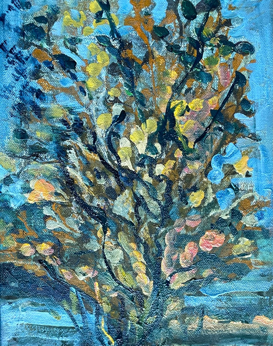 Dreaming  Blueberries by Gay P Cox  Image: Exclusive at Red Raven Art Company, Lancaster PA. https://redravenartcompany.com/artist/gay-cox/