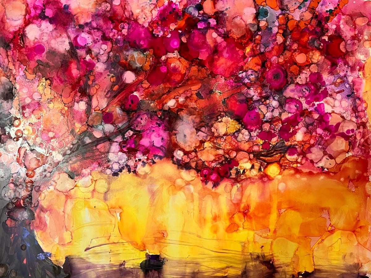 Faery Tree by Gay P Cox  Image: Exclusive at Red Raven Art Company, Lancaster PA. https://redravenartcompany.com/artist/gay-cox/