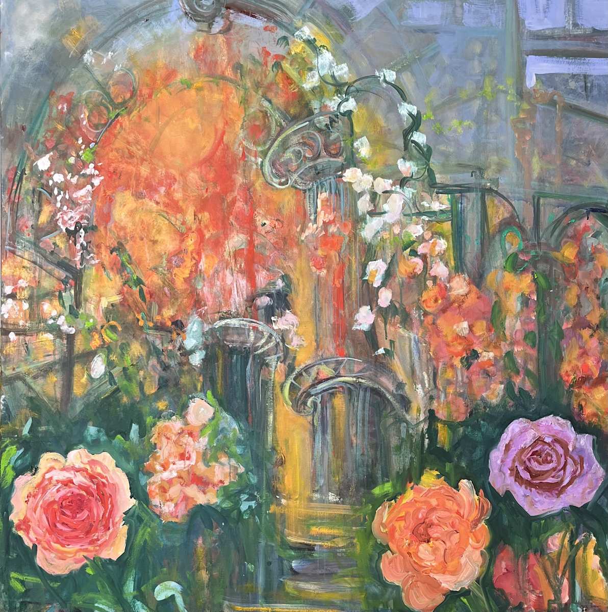 Rose Arbor Reflections by Gay P Cox, Image 3.