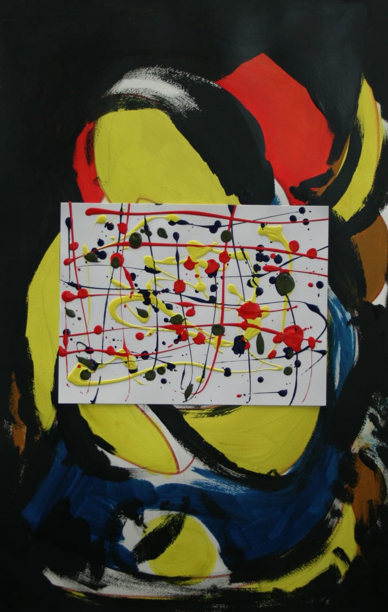 Collage Abstract 9827 by Judith Beale 