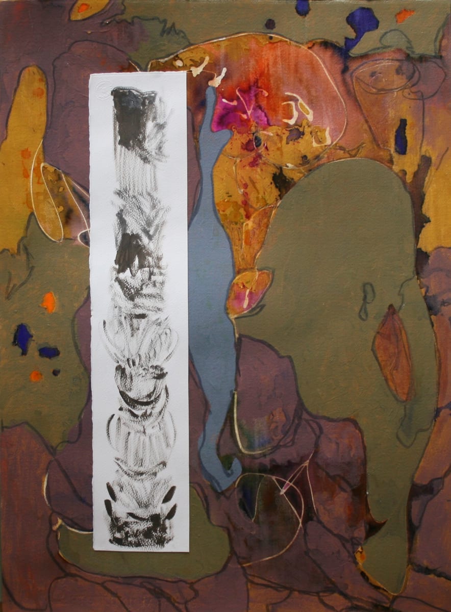 Collage Abstract 4745 by Judith Beale 
