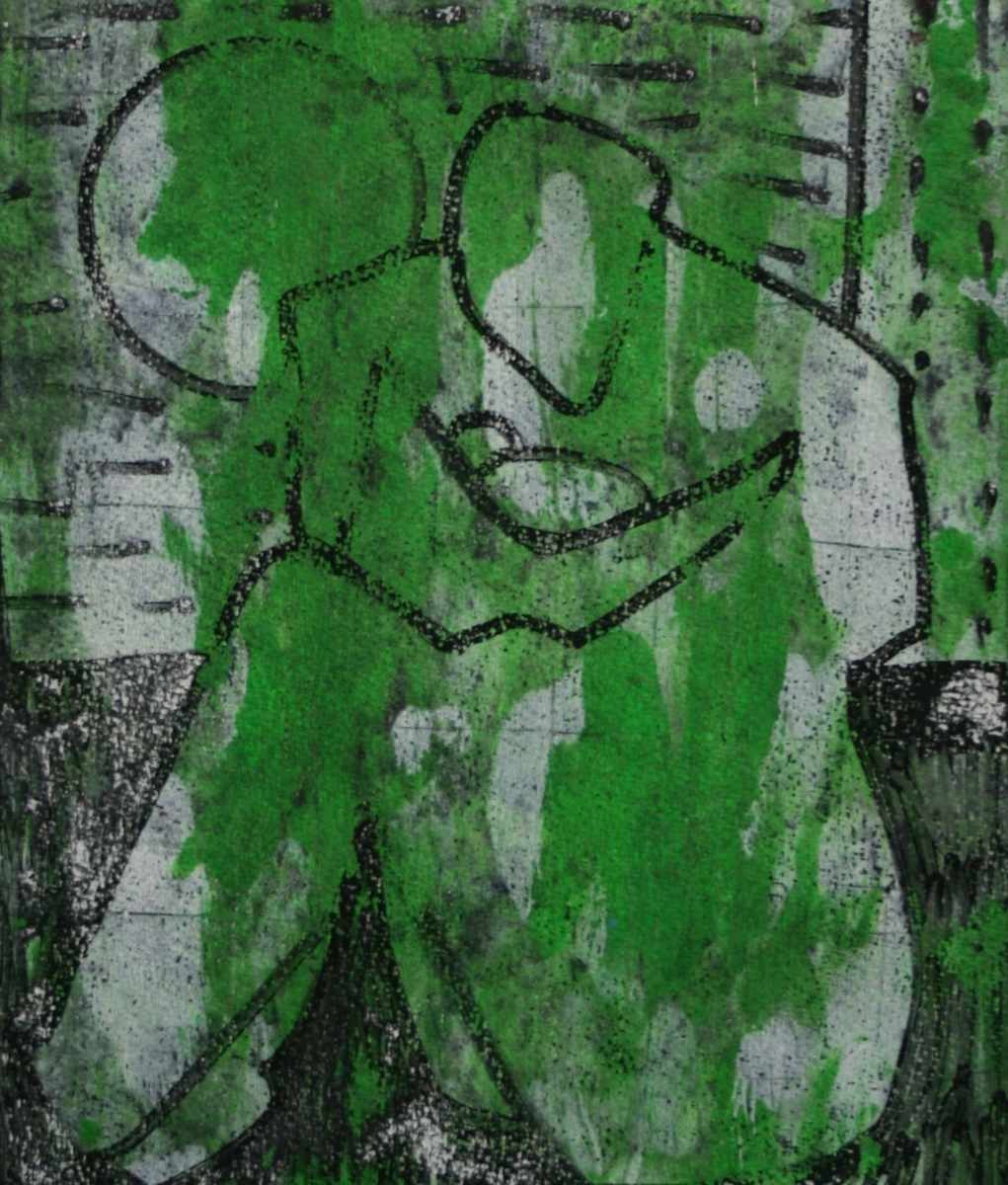 Monoprint No 2768 by Judith Beale 