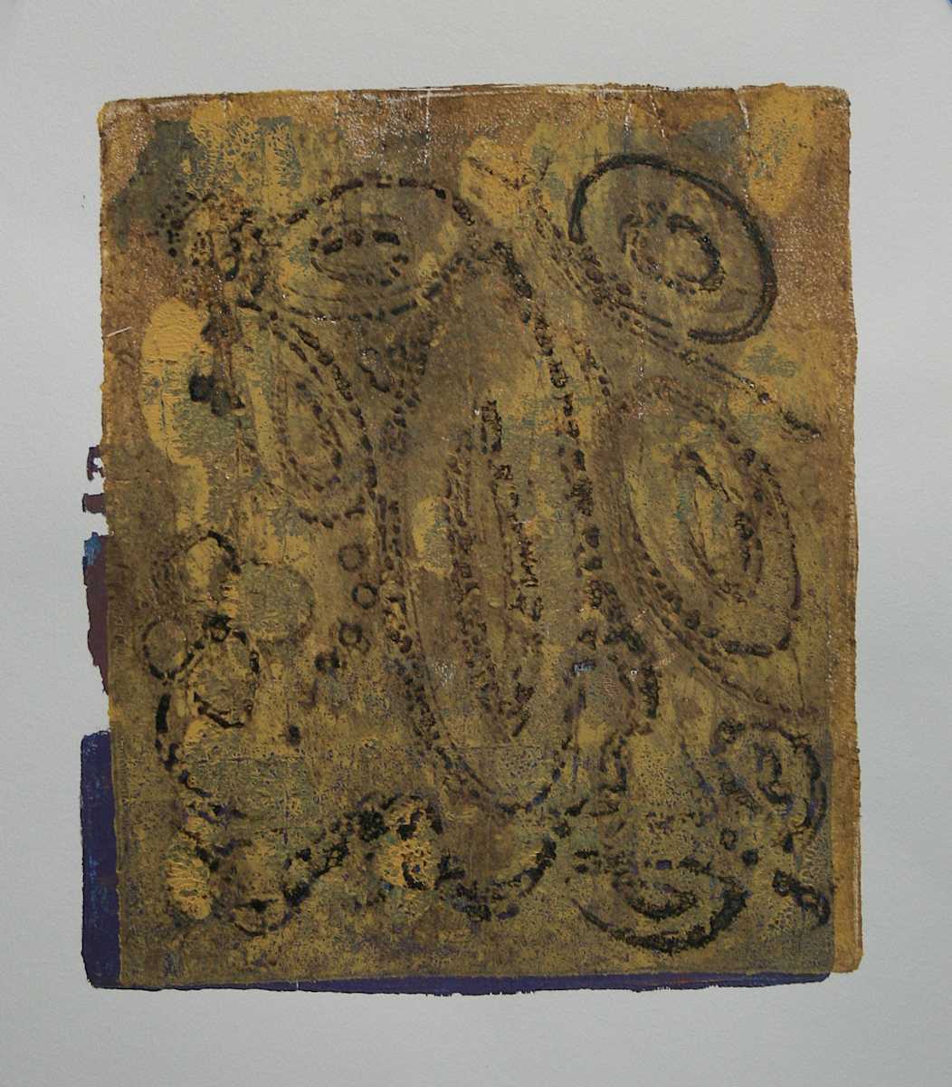 Monoprint No 3532 by Judith Beale 
