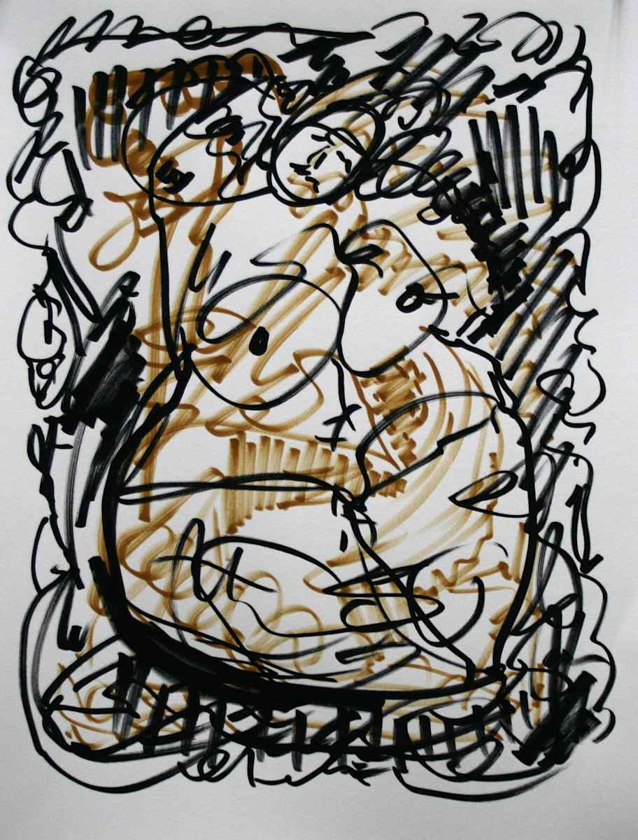 Nude Drawing No 4206 by Judith Beale 