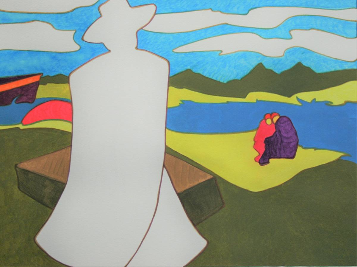 Old Man By the Sea by Judith Beale 