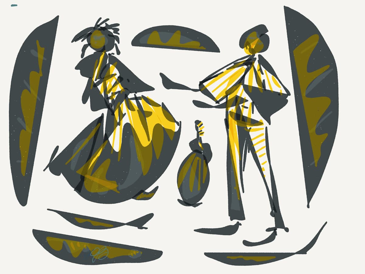 Spanish Dancers by Judith Beale, Image 1.