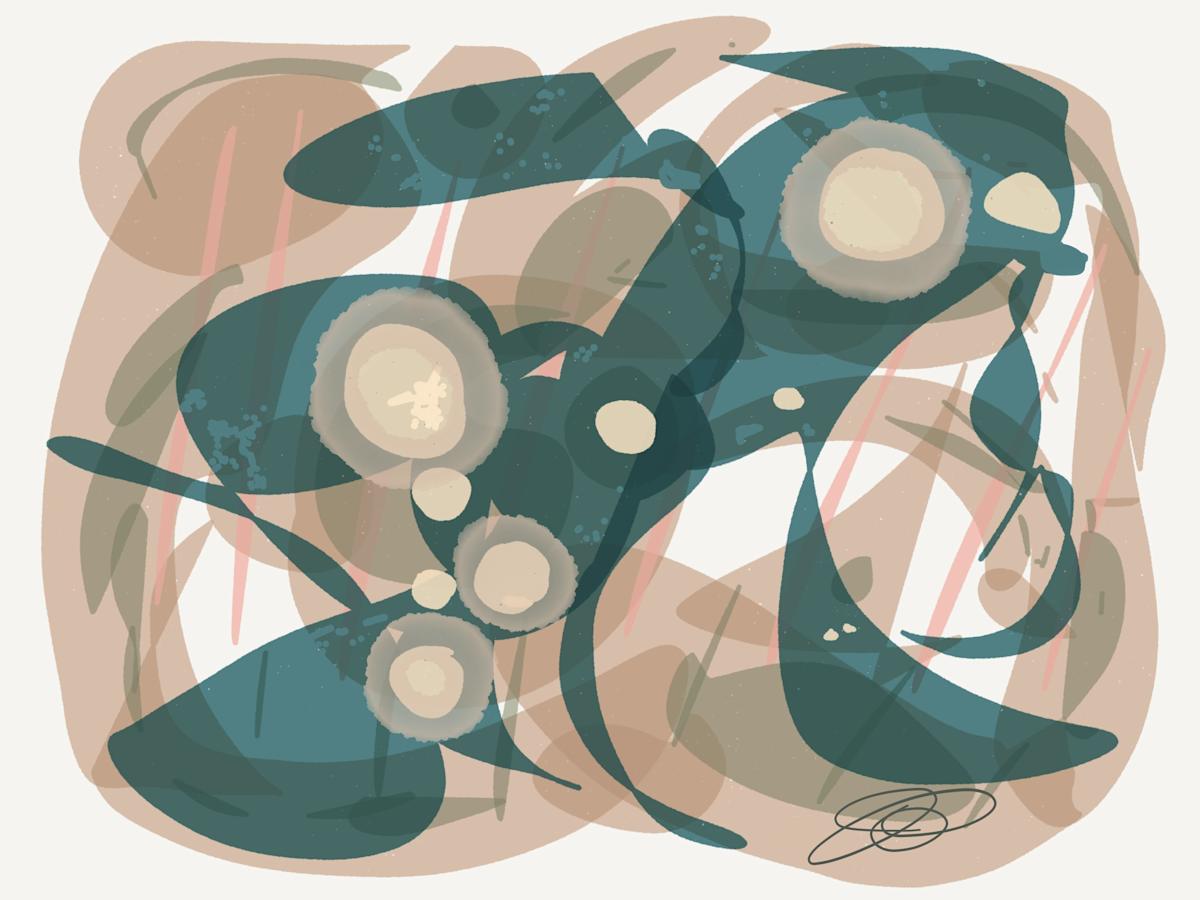 Abstract I by Judith Beale 