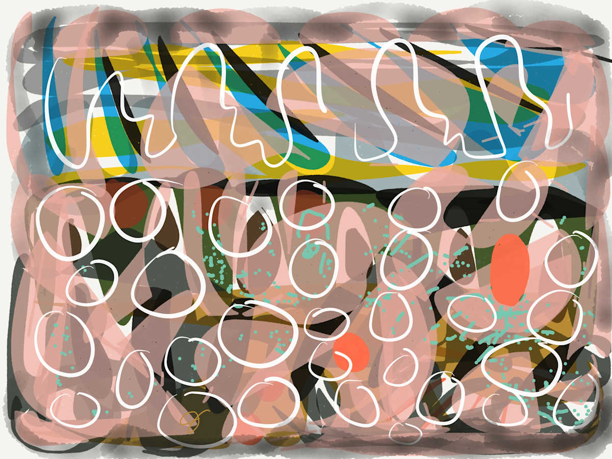 Landscape Bubbles by Judith Beale 