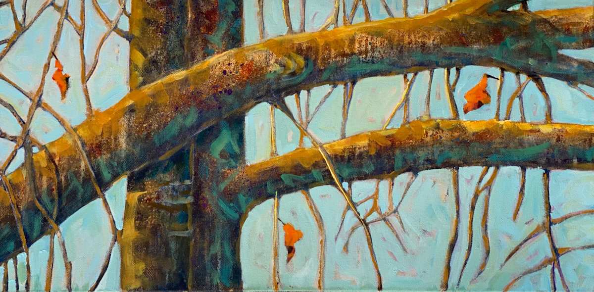 Fall Stillness II (Triptych) by Cheryl Potter, Image 2.