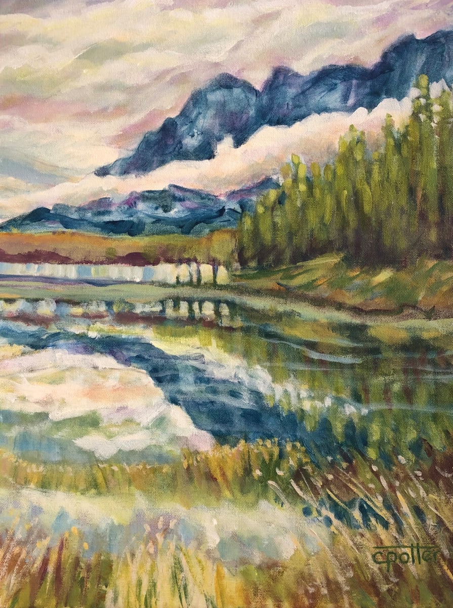 Mountains in Blue by Cheryl Potter 