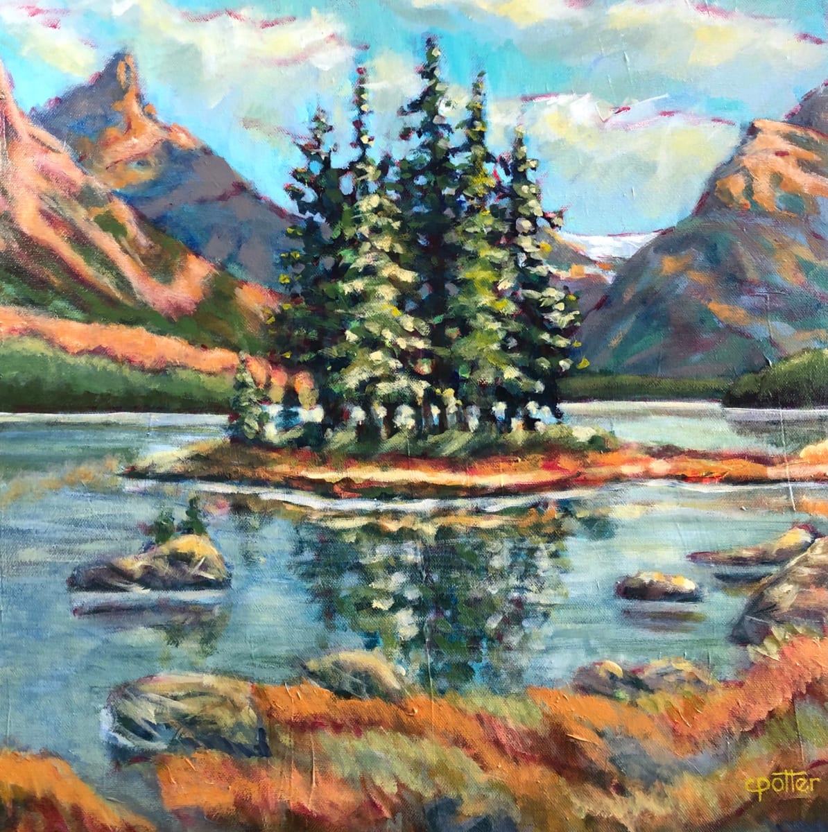 Spirit Island Fall Glow by Cheryl Potter 