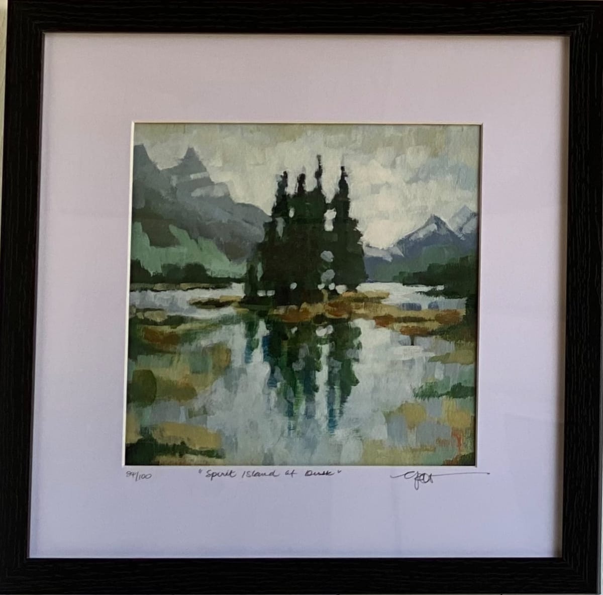 Spirit at Dusk (Framed) by Cheryl Potter 