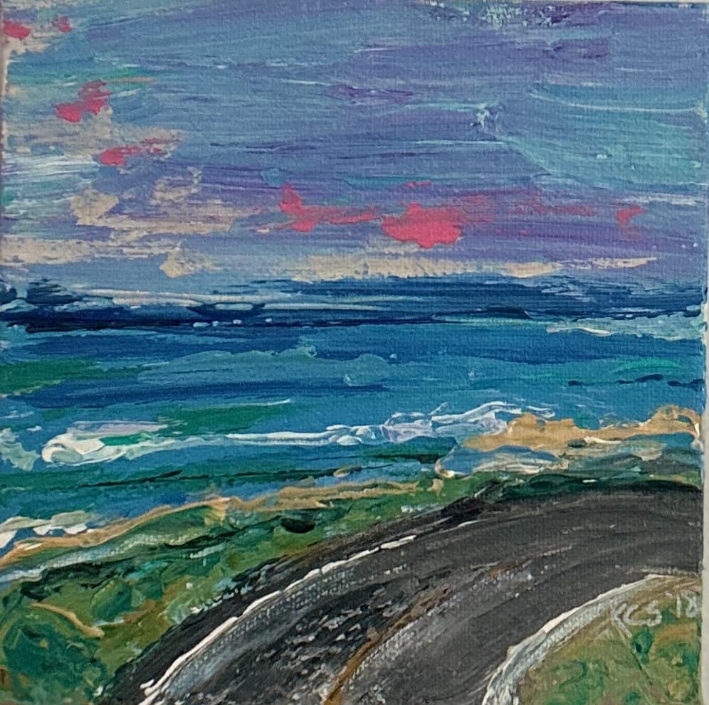 Sunset Corner by Kim Salesses 