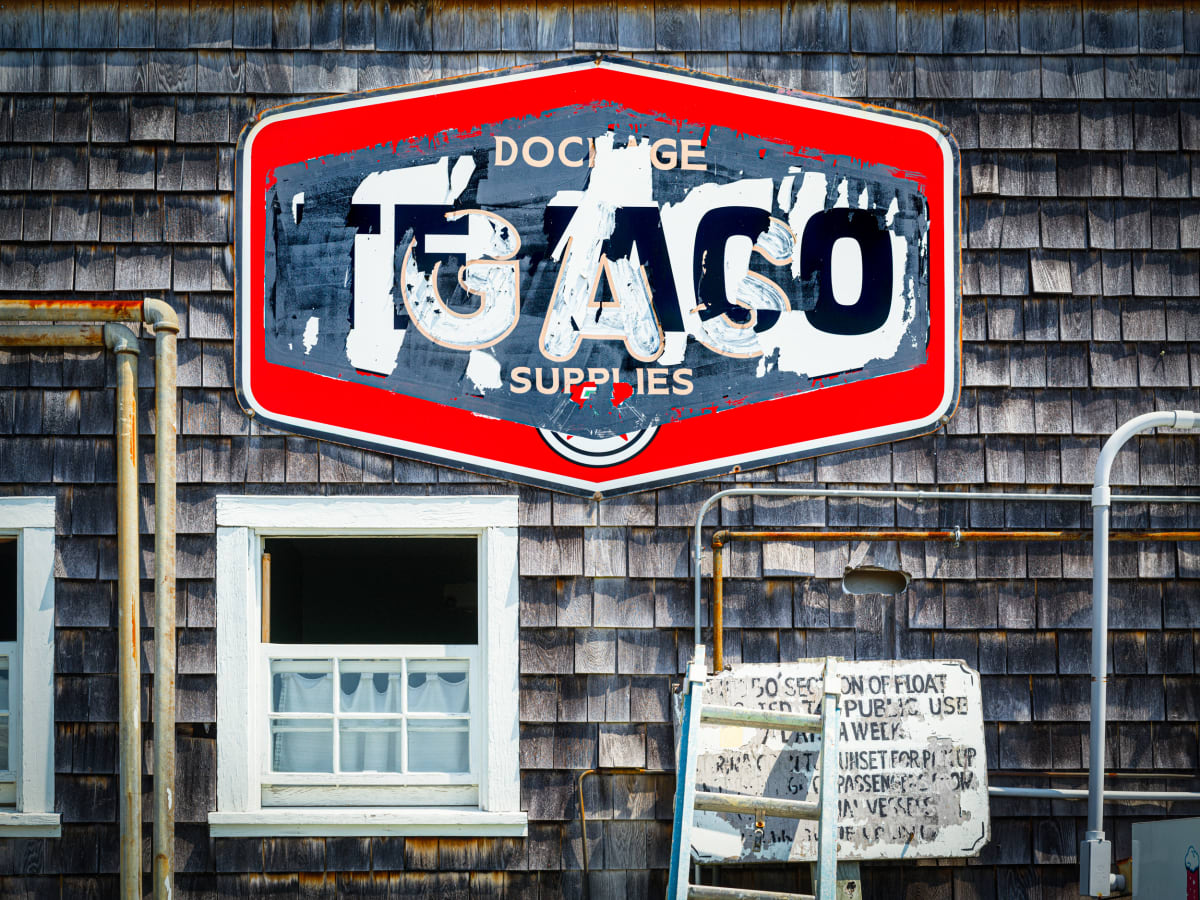 Sign Erosion (Texaco) by Peter Mendelson 