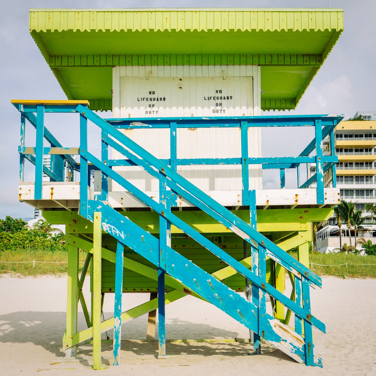 Miami Lifeguard Stand - 1st Street - Front View by Peter Mendelson, Image 9.