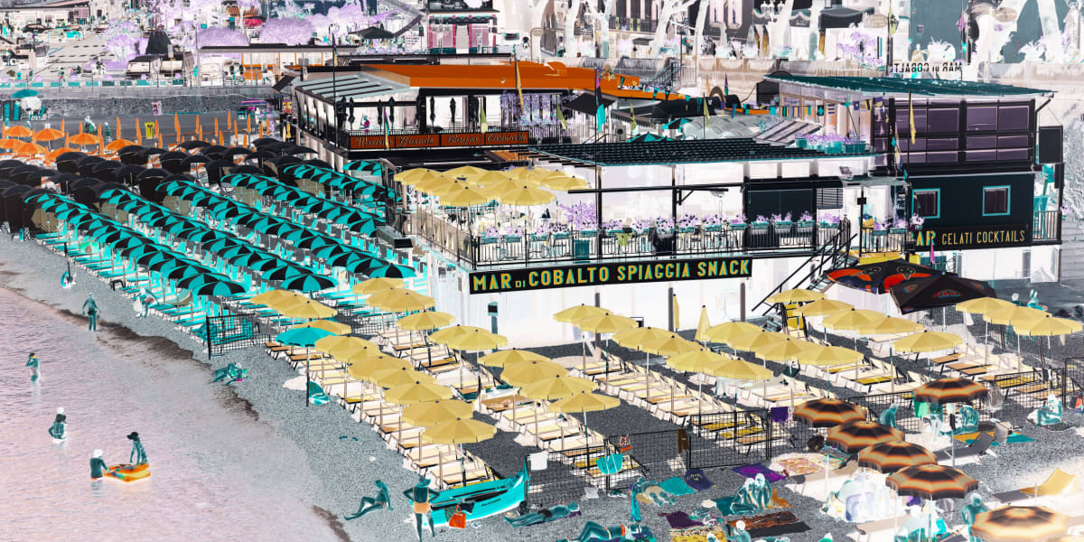 Inverted Realities - Spiaggia Snack by Peter Mendelson 