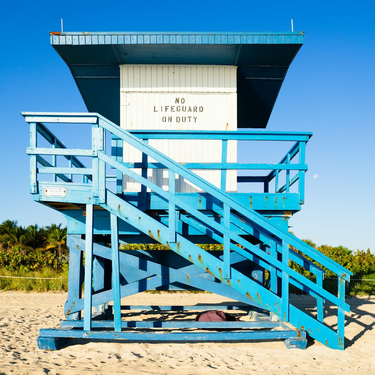 Miami Lifeguard Stand - 72nd Street - Front View by Peter Mendelson, Image 1.