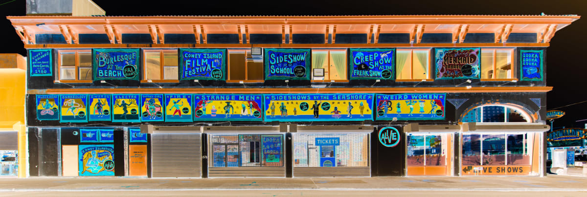 Inverted Realities - Coney Island Freakshow by Peter Mendelson 