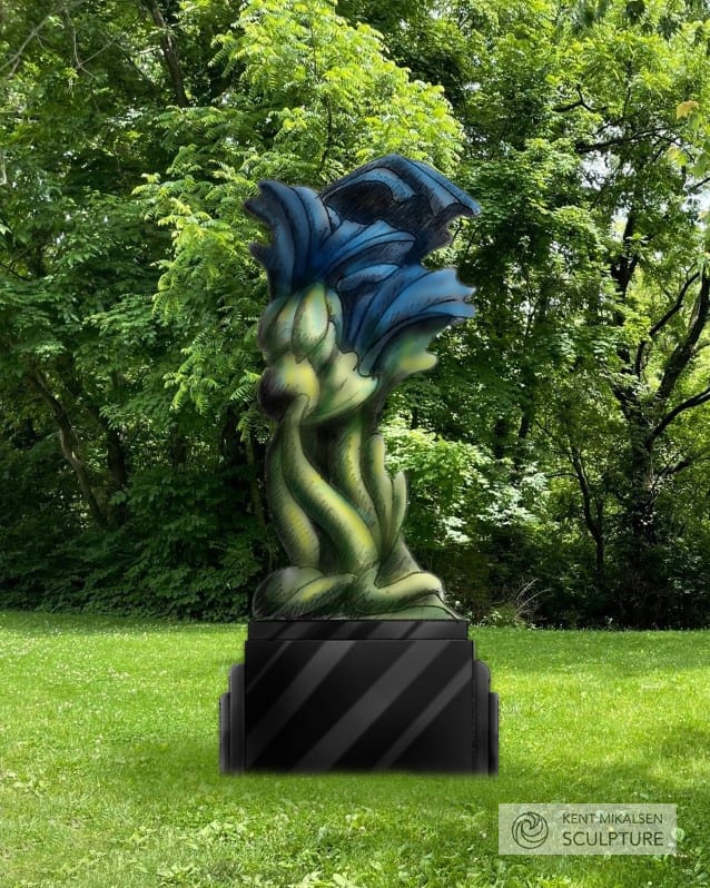 Sculpture Proposal by Kent Mikalsen  Image: Outdoor sculpture proposal