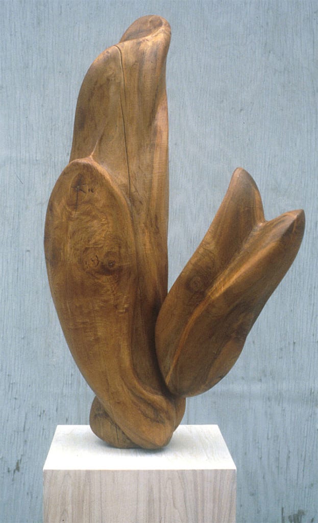 "Untitled" by Kent Mikalsen  Image: Carved Norway Maple, using power and traditional hand tools.