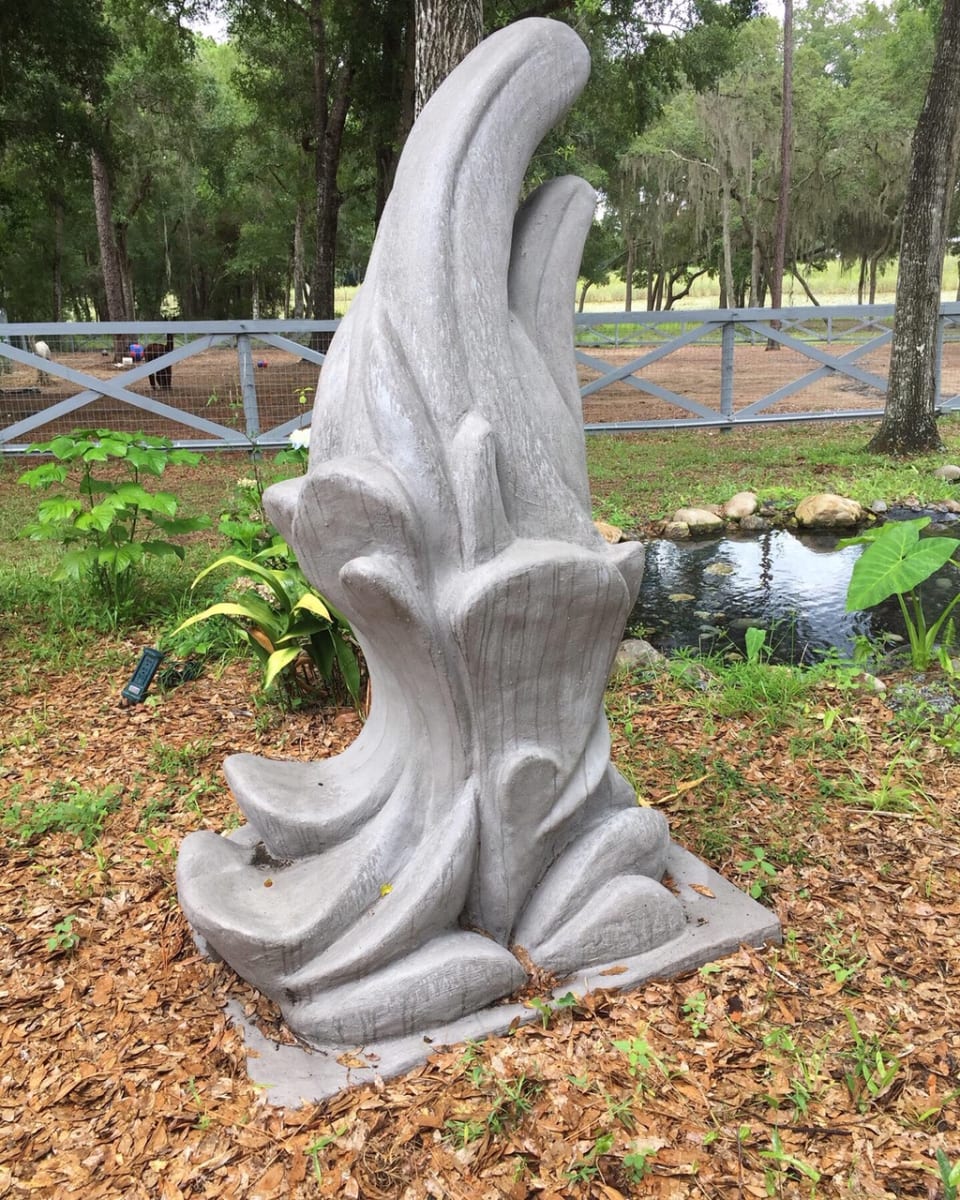 "Untitled" by Kent Mikalsen  Image: Inspired by plant forms this commissioned work was installed at an estate in Florida. 