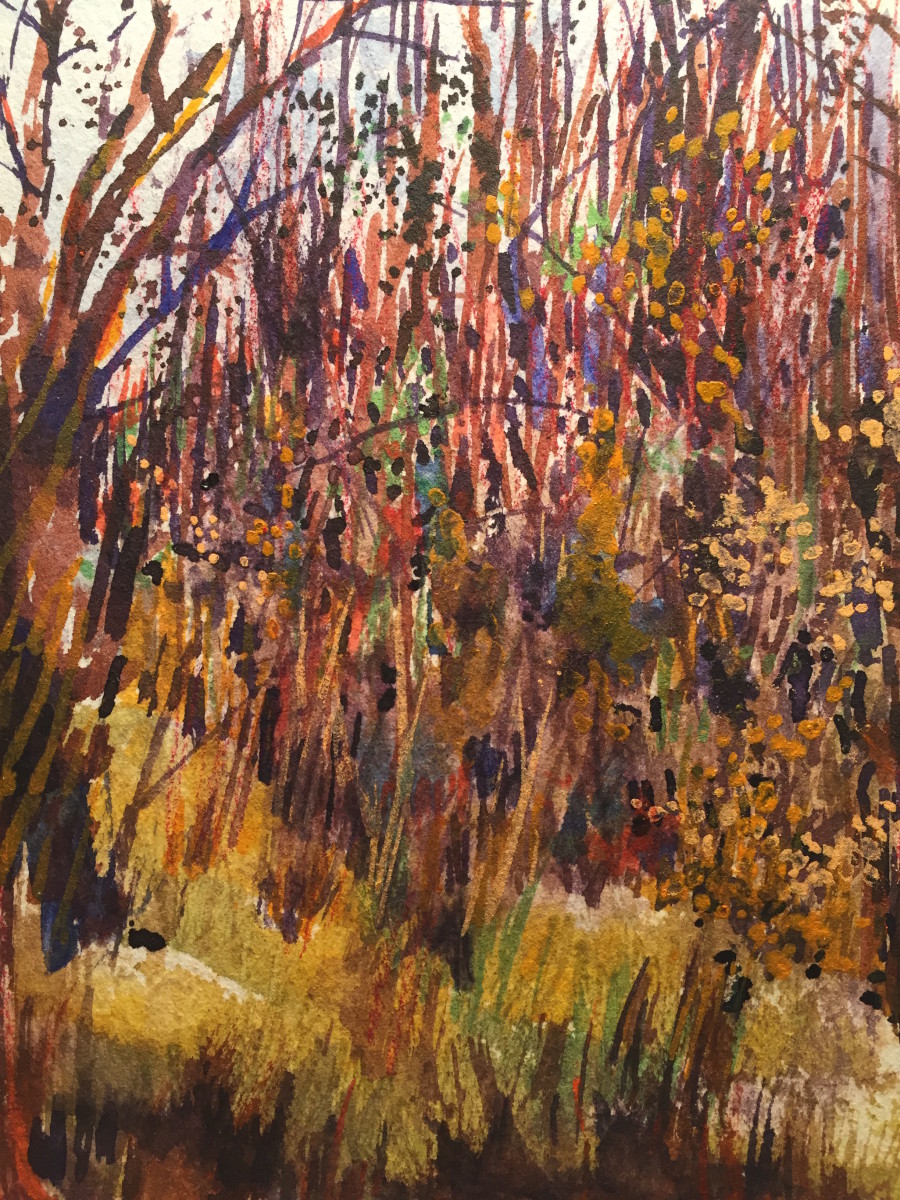 Winter Woods by JANE M. MASON 