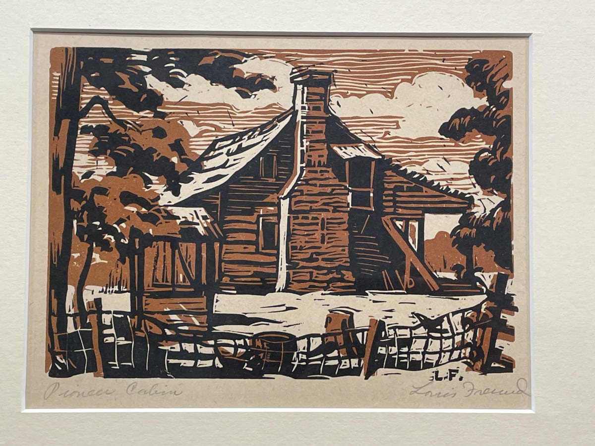 Pioneer Cabin by Harry Louis Freund 