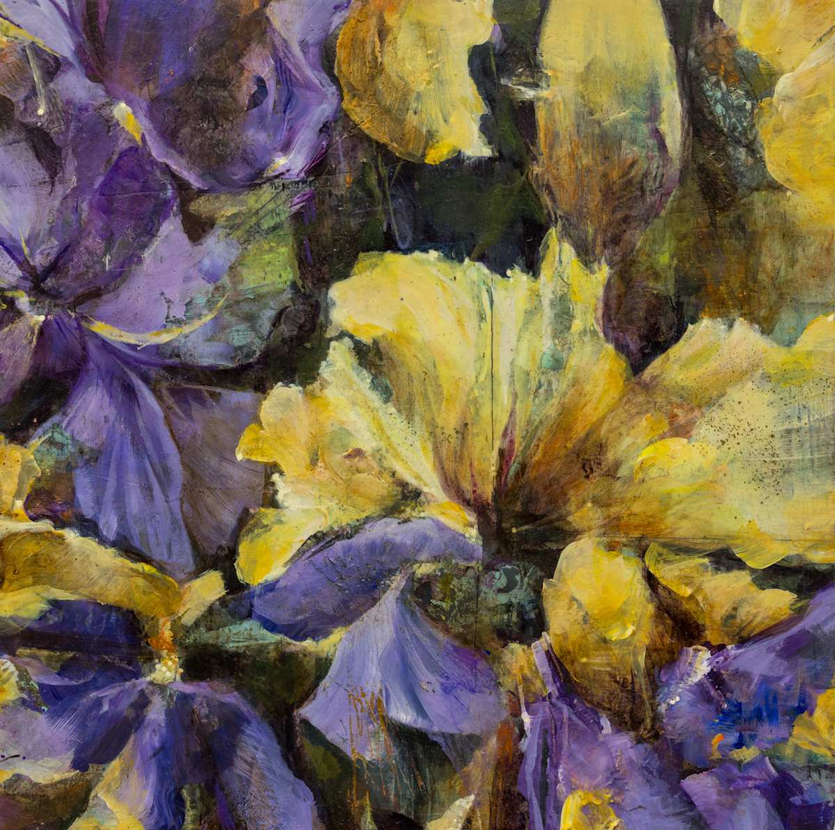 Irises 2 by Jules Kobelin 