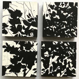 Notan Study for I Can Hear The Almost Unhearable Sound Of The Flowers Singing by Lindsay Heider Diamond 