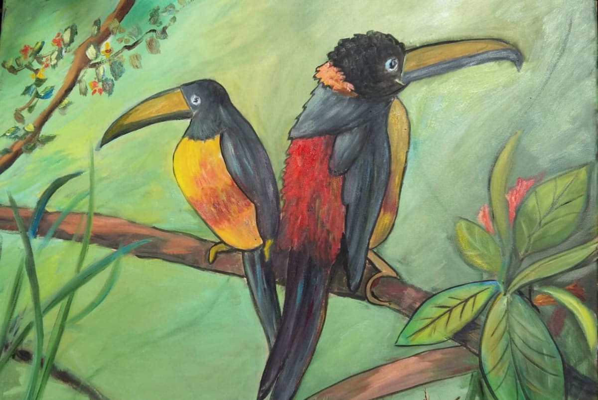 Two Tucans by Elena Turgeneva 