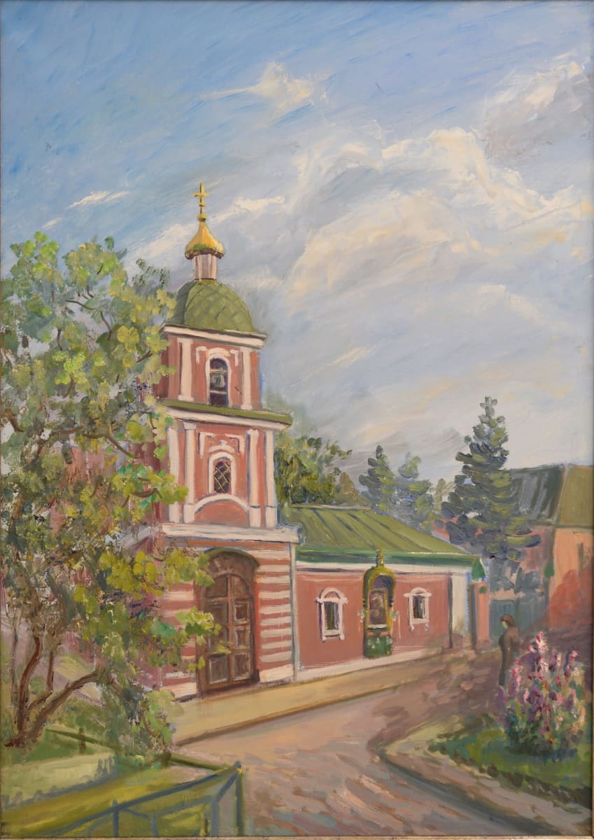 Church in Gonchary by Elena Turgeneva 