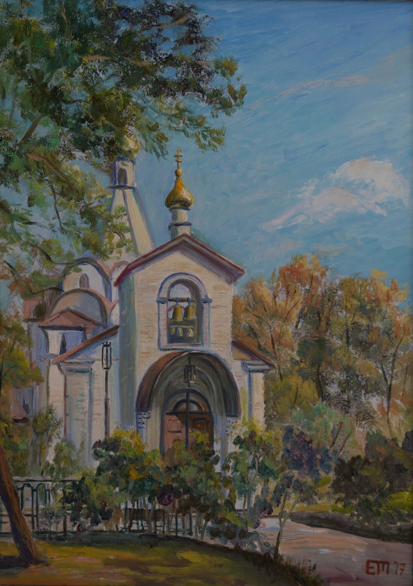 Church in Khamovniki District by Petr 